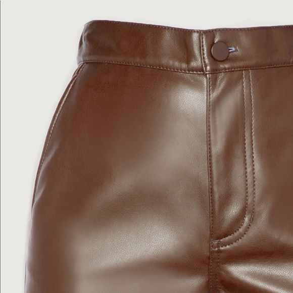 Oak + Fort Vegan Leather Pants - Picture 7 of 7
